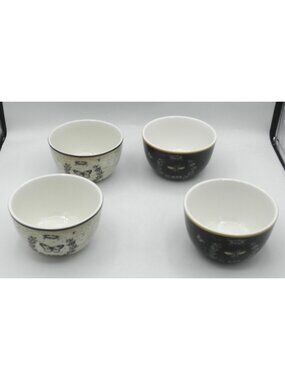 French Sunflowers Certified International 5-1/2 Inch Soup/Cereal Bowls Set of 4